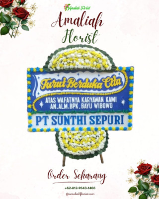Papan Bunga Duka di Bandar Selamat